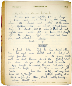 diary pages